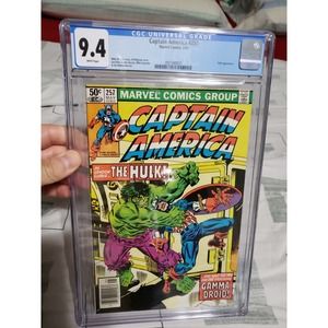 Captain America #257 CGC 9.4 Hulk vs Captain America Awesome Collectors Piece